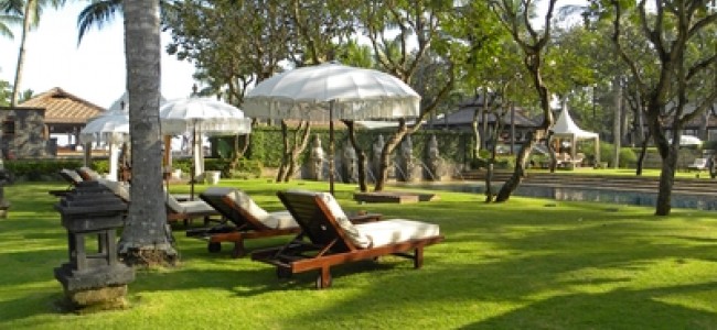 דשא סינטטי התקנה בבית מלון